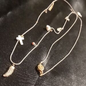 Elegant Gold and Silver Necklaces with Dainty Chains and Unique Pendants